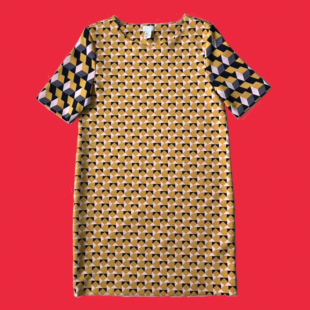 H&M Box Fit Multi Pattern Dress - Picture 2 of 5